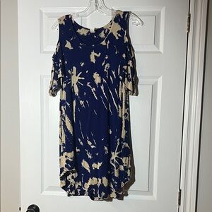 India Boutique Navy and Ivory Dress
